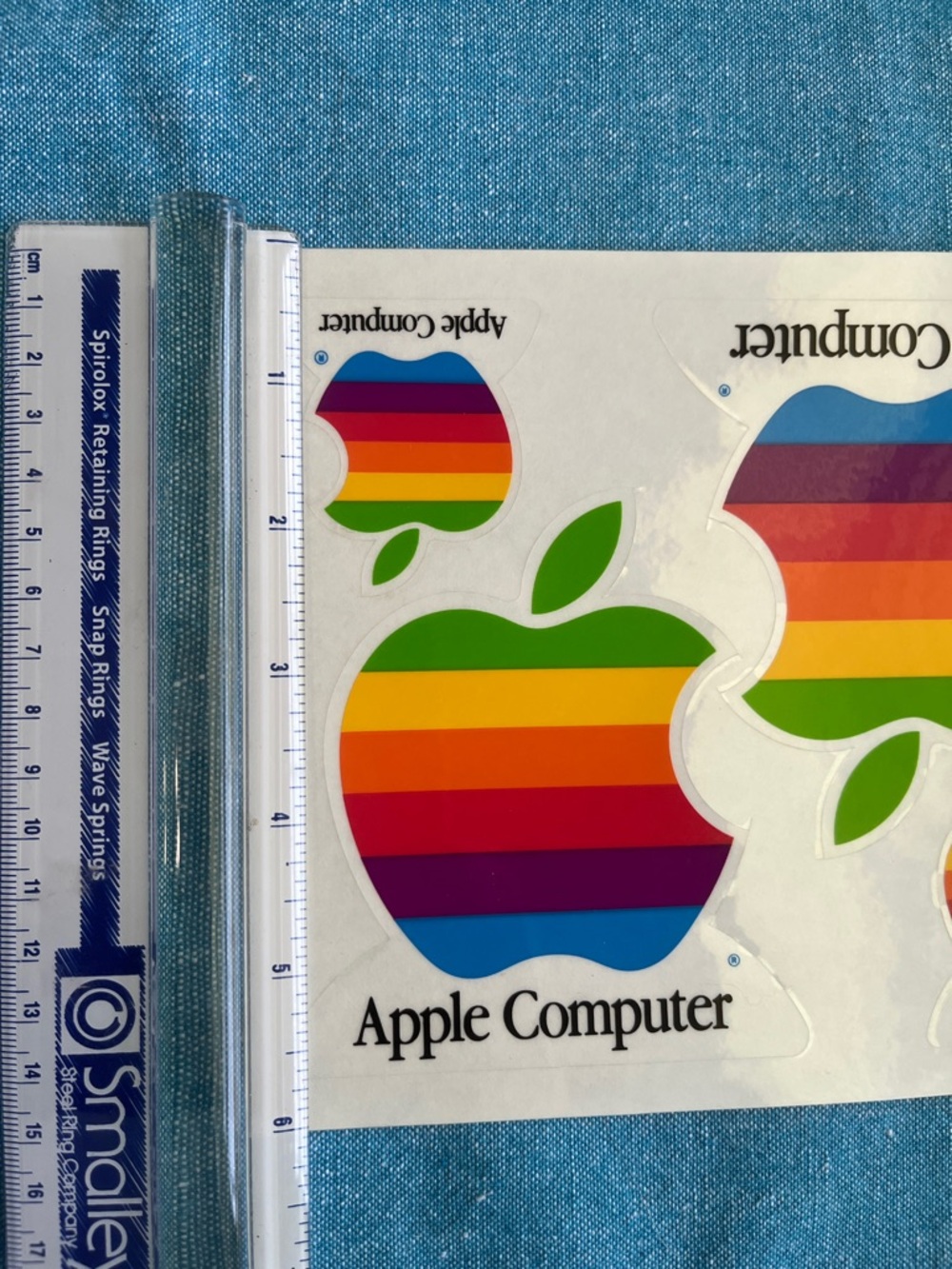 Authentic Vintage Apple
Computer Rainbow
LogoDecals - 4-Sticker Sheet - Picture 5 of 5
